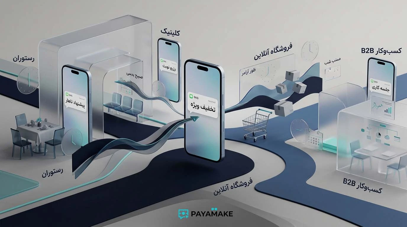 آزمایش زمان مناسب ارسال پیامک در کمپین